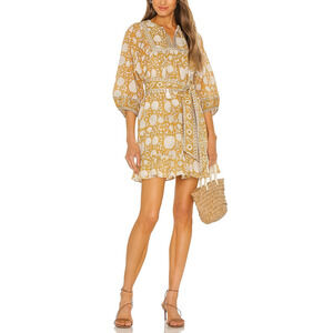 Cleobella 'Magdalena' Yellow Mini Dress Size S